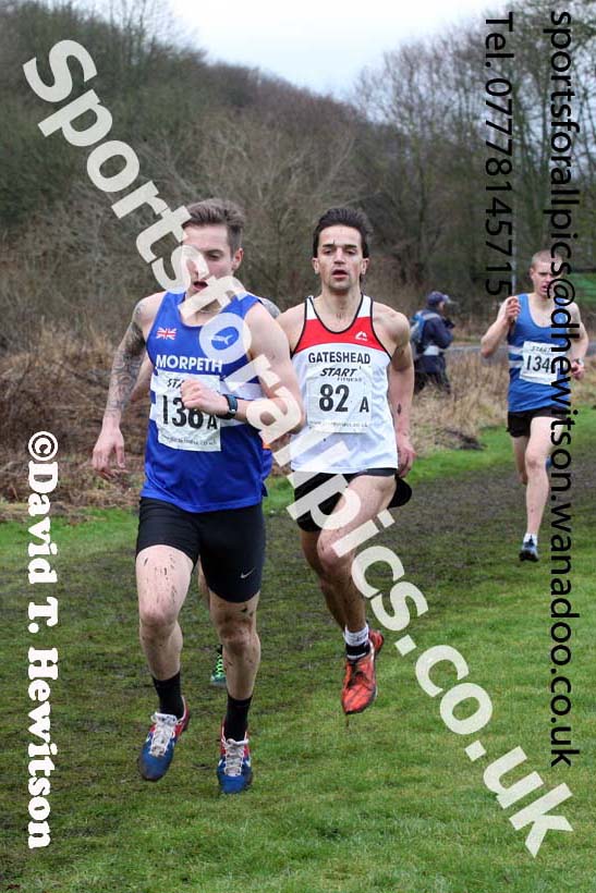 Senior mens Durham Cathedral Cross Country Relays, Maiden Castle, Durham. Photo: David T. Hewitson/Sports for All Pics